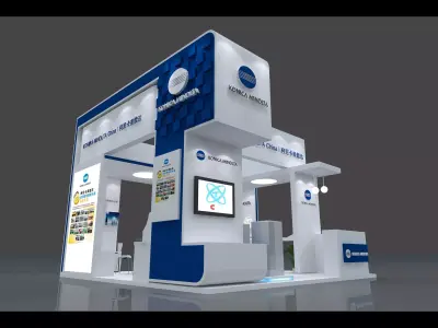 Exhibition - Area -6X6-3DMAX2011-07 3D model