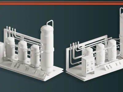 Factory Units-VOL01 3D model