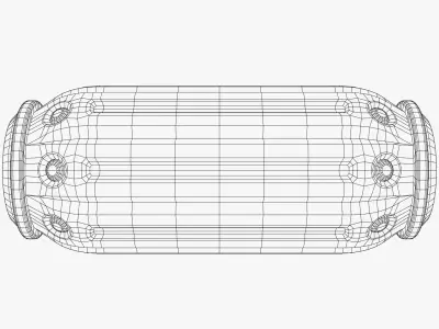 Sci-Fi Grenade Prop Low-poly 3D model