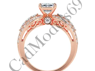 Engagement Ring43 3DM Model with 28 IMAGES and 7 VIDEOS 3D print model