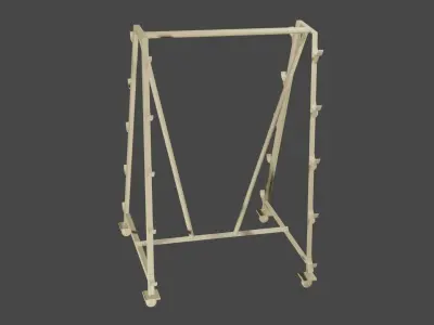 Rack Roll Cylinder 3D model