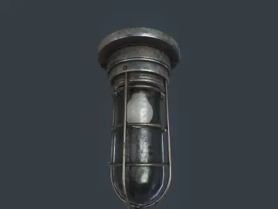 Bunker Light v2 Low-poly 3D model