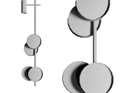 TYPOGRAPHY CILON PENDANT Ceiling lamp By Rakumba Low-poly 3D model