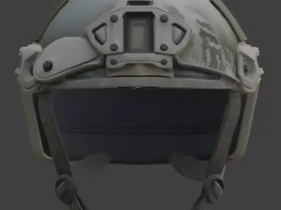 Special Operations Ballistic Tactical Helmet 3D Model Low-poly 3D model