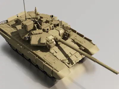 T-90 Tank 3D model buy