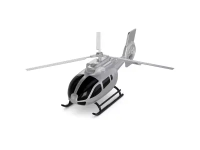 Light Helicopter 3D model purchase