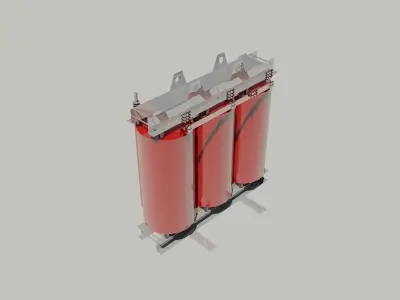 Cast-Resin Transformer 1250 kVA - 2004 kV Free 3D model