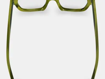 Herman Eyeglasses in Striped Artichoke 3D model
