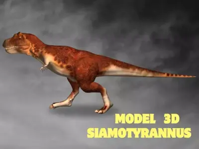 Siamotyrannus Low-poly 3D model