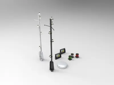 Navigate System Boat and yacht 3D model