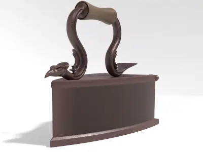 Old rusted iron 3D model