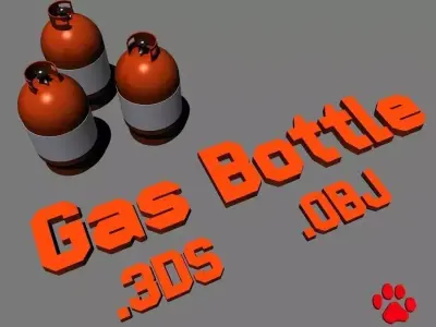 Gas Bottle Free 3D model