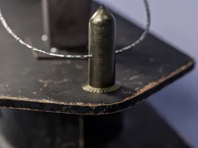 Classic Iron Machine With Texture 3D model