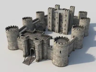 Medieval Castle  purchase 3D model