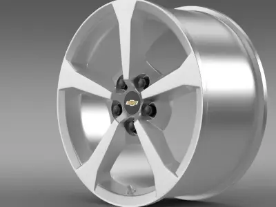 Chevrolet Camaro Convertible 2014 rim 3D model