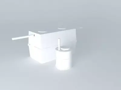 septic tank 3000 L eye lift pump Free 3D model