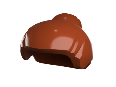 Custom3Dprint Minifigure Accessory - Minifigure Hair S2 - 011 3D print model