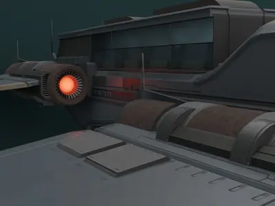  SPACESHIP CRAFT 3D model