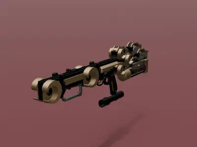 Ray Gun 3D model 3D model