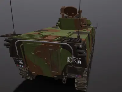 IFV VBCI  Low-poly 3D model