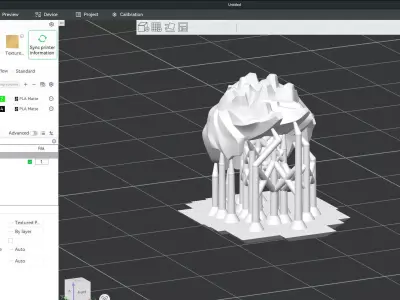 Custom3Dprint Minifigure Accessory - Minifigure Hair S2 - 014 3D print model