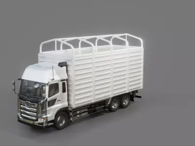Hino Profia Box Truck 3D model