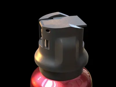 Pepperspray police 3D model