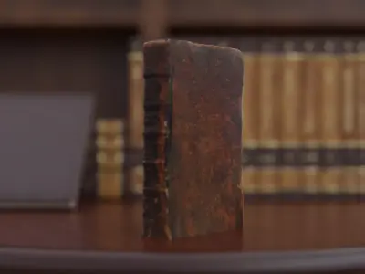 1733 Antique Book 3D model
