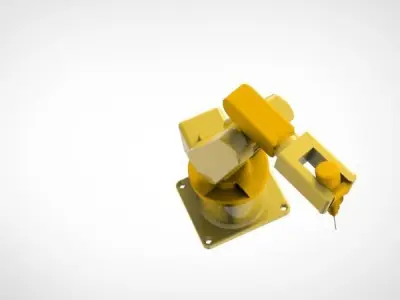 Industrial drilling manipulator  3D model