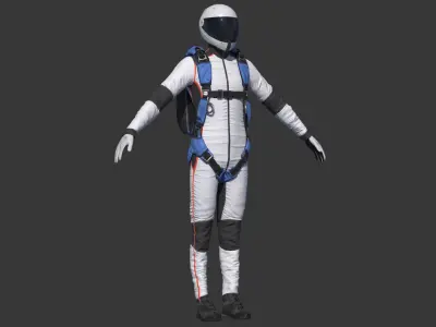 Skydiver1 3D model