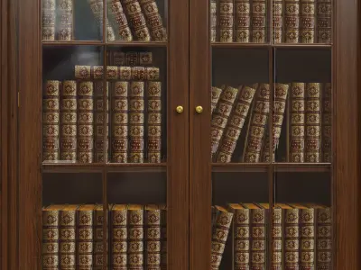 Bookcase 1500 3D model