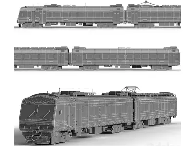 Russian Railways 3D model