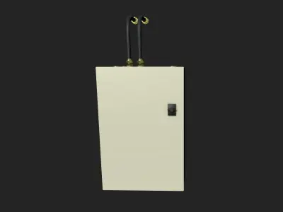Electrical Enclosure Low-poly 3D model