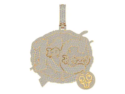 Kid Krazy Pendent 3D print model