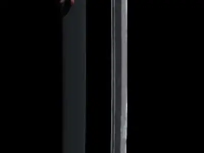 Katana samurai sword Free 3D model 5