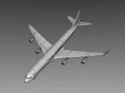 Airbus 340 - 300 3D model