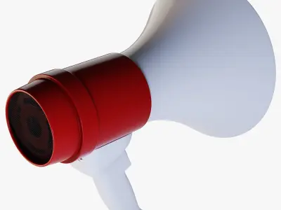 Megaphone 3D model buy