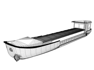 boat 3D model 3D model purchase
