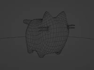Pusheen 3D Model Free low-poly 3D model