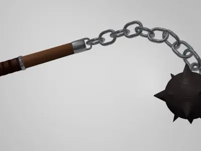 Flail Mace 3D model