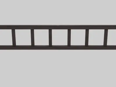 Wooden Ladder Free low-poly 3D model