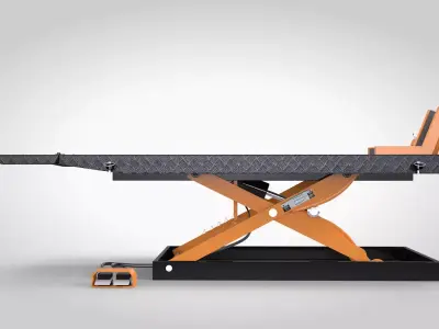 Motorcycle Lift Table 3D model
