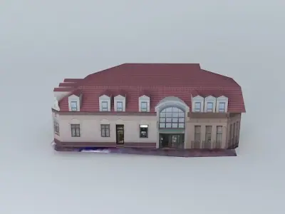 Cooperative Bank in Pilsen Free 3D model