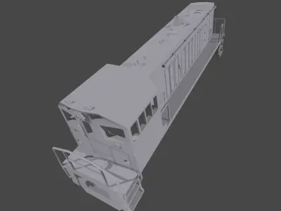 Victorian Railways N Scale Y Class Locomotive 3D print model