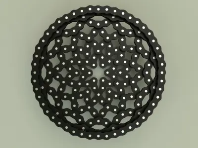 Industrial chain bowl 3D model