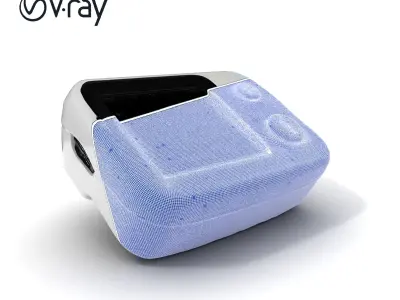 Compact Heart Monitor Model Pack Low-poly 3D model