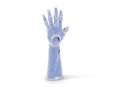 Futuristic Robotic Arm Model Pack Low-poly 3D model buy