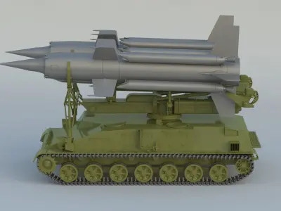2K11 Krug SA-4 Ganef 3D model