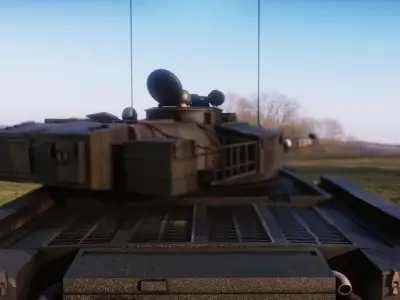 Chieftain fv4201 Main Battle Tank 3D model