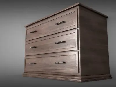 Sideboard chest of drawers 3D model